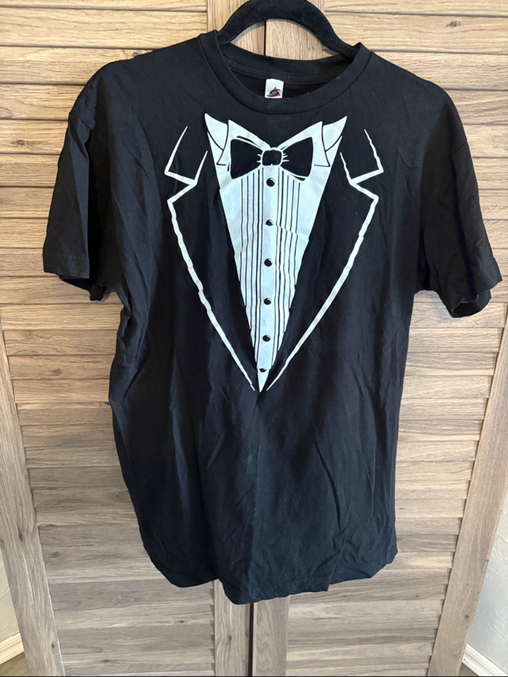 Black Tuxedo Graphic Tee - Casual Men’s Shirt